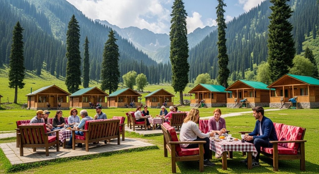 best group accommodation in Kumrat